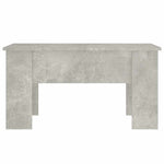Betonszürke szerelt fa dohányzóasztal 79x49x41 cm 3