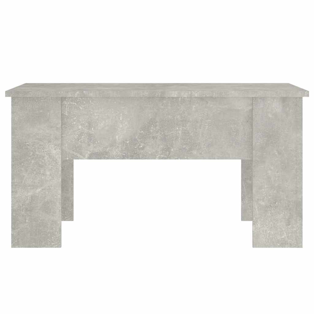 Betonszürke szerelt fa dohányzóasztal 79x49x41 cm 3