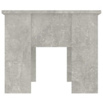 Betonszürke szerelt fa dohányzóasztal 79x49x41 cm 4