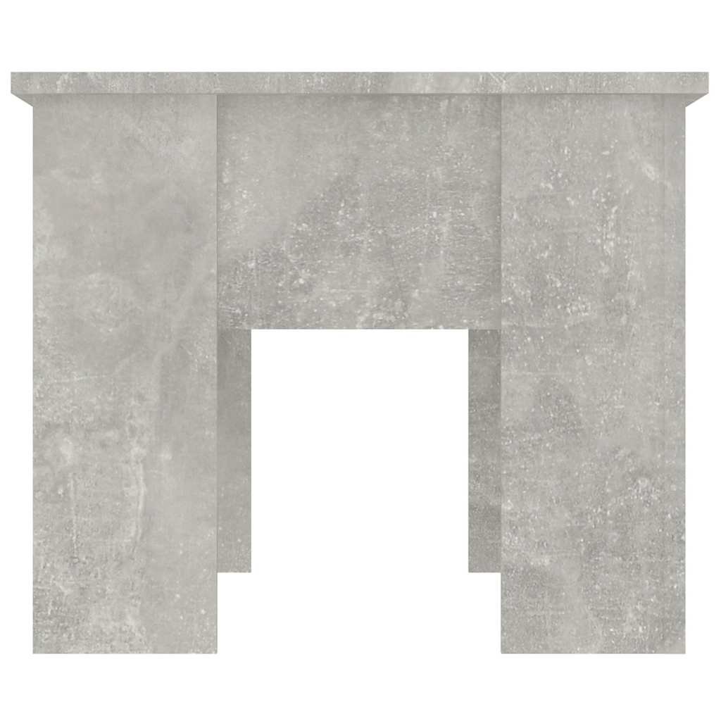 Betonszürke szerelt fa dohányzóasztal 79x49x41 cm 4