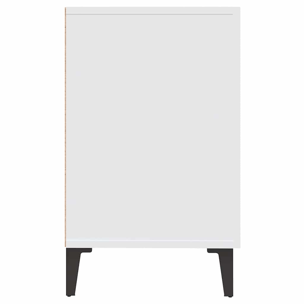Fehér mszerelt faűfa tálalóasztal 100 x 36 x 60 cm 6