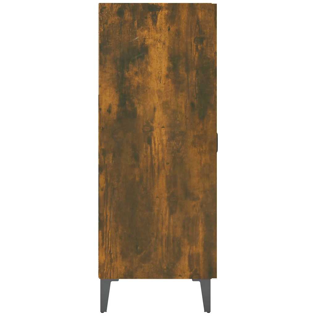 Füstös tölgy színű szerelt fa tálalószekrény 69,5 x 34 x 90 cm 6