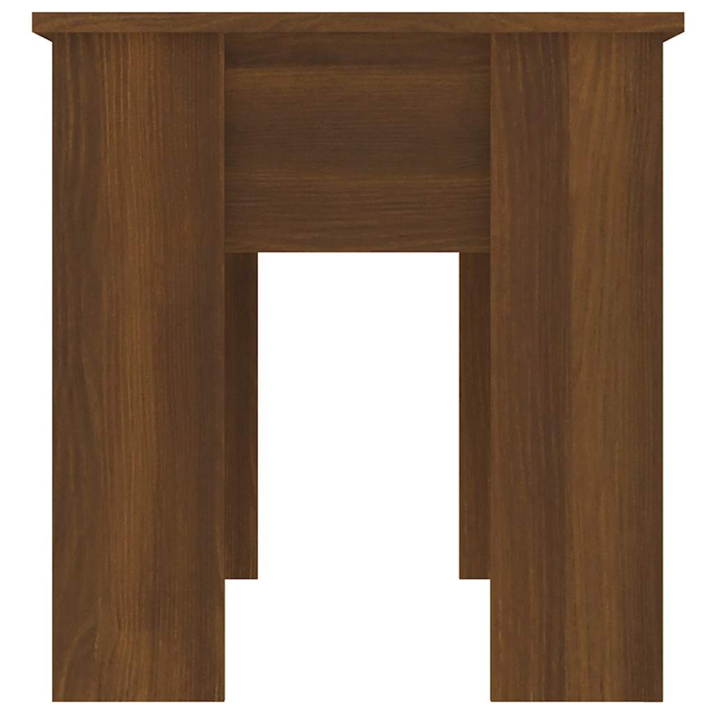 Barna tölgyszínű szerelt fa dohányzóasztal 101x49x52 cm 7
