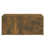 Füstös tölgy színű szerelt fa TV-szekrény 80 x 34 x 36 cm 7