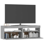 Szürke sonoma színű TV-szekrény LED-lámpákkal 120 x 35 x 40 cm 9