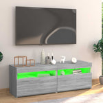 Szürke sonoma színű TV-szekrény LED-lámpákkal 120 x 35 x 40 cm 5