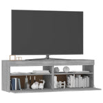 Szürke sonoma színű TV-szekrény LED-lámpákkal 120 x 35 x 40 cm 3