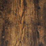 Füstös tölgy színű szerelt fa fali polc 75x16x55 cm 9