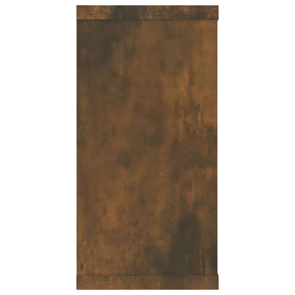 2 db füstös tölgy színű szerelt fa fali kockapolc 100x15x30 cm 7