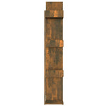 Füstös tölgy színű szerelt fa könyvszekrény 86 x 25,5 x 140 cm 5