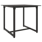 3 részes fekete polyrattan kerti ülőgarnitúra párnákkal 7