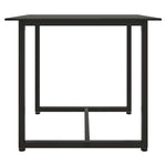 3 részes fekete polyrattan kerti ülőgarnitúra párnákkal 9