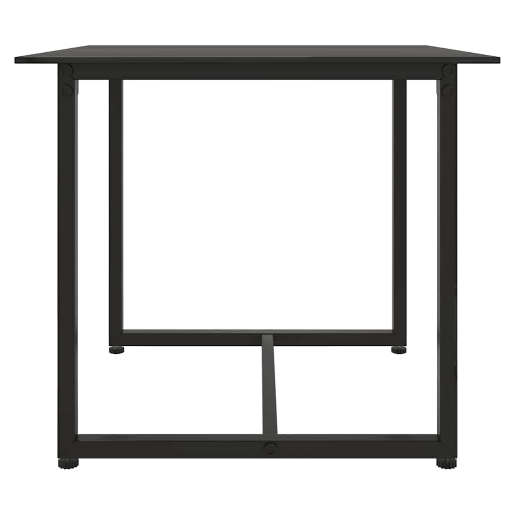 3 részes fekete polyrattan kerti ülőgarnitúra párnákkal 9