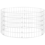 Kör alakú horganyzott acél gabion oszlop Ø100 x 50 cm 3
