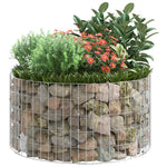 Kör alakú horganyzott acél gabion oszlop Ø100 x 50 cm 5