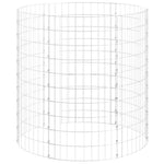 Kör alakú horganyzott acél gabion oszlop Ø100 x 100 cm 2