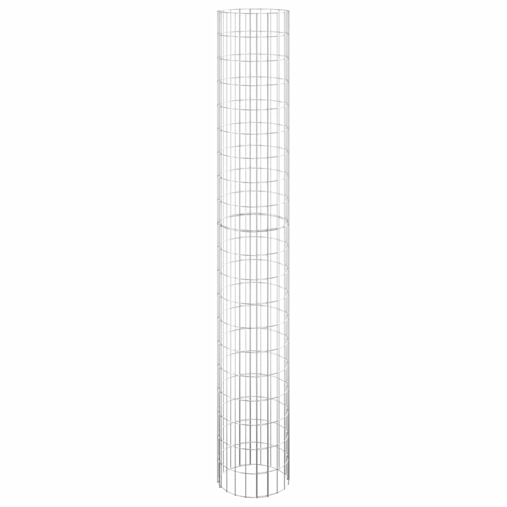 3 db kör alakú horganyzott acél gabion magaságyás Ø30 x 200 cm 3