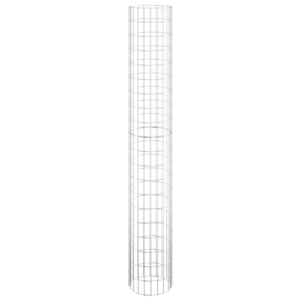 3 db kör alakú horganyzott acél gabion magaságyás Ø30 x 200 cm 4