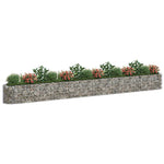 Horganyzott vas gabion magaságyás 540 x 50 x 50 cm 3