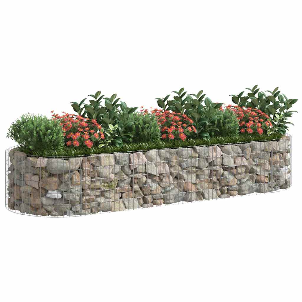Horganyzott vas gabion magaságyás 300x100x50 cm 3