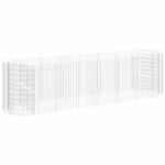 Horganyzott vas gabion magaságyás 400x100x100 cm 2