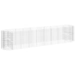 Horganyzott vas gabion magaságyás 500x100x100 cm 2