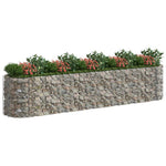 Horganyzott vas gabion magaságyás 500x100x100 cm 3