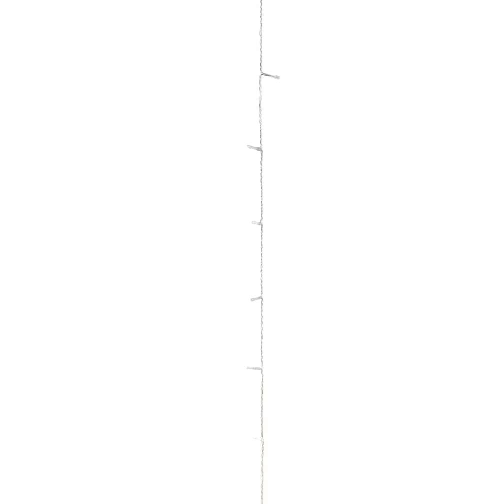 Meleg fehér fényű PVC LED-füzér 400 LED-el 40 m 6