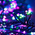 Színes pasztell fényű fürtös PVC LED-szalag 2000 LED-del 4