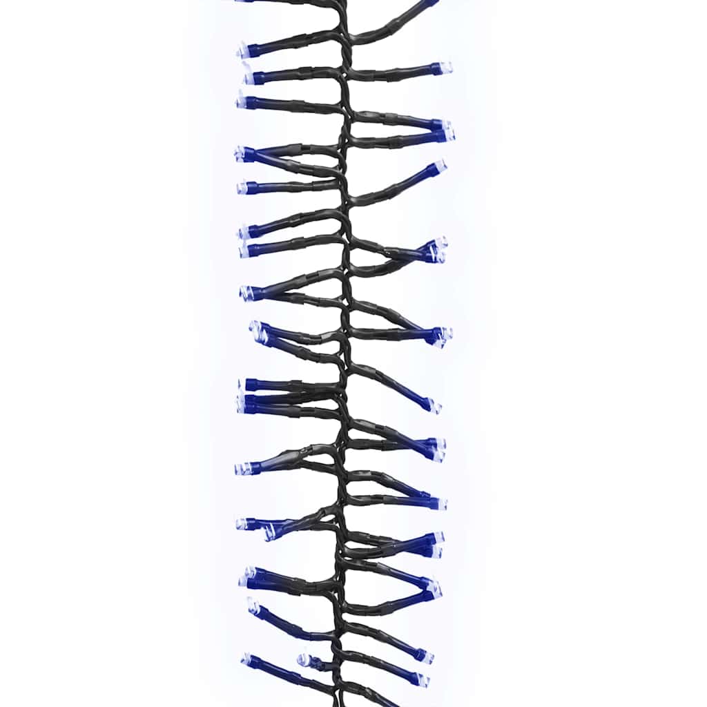 Kék fényű fürtös PVC LED-szalag 3000 LED-del 3