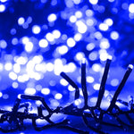 Kék fényű fürtös PVC LED-szalag 3000 LED-del 4