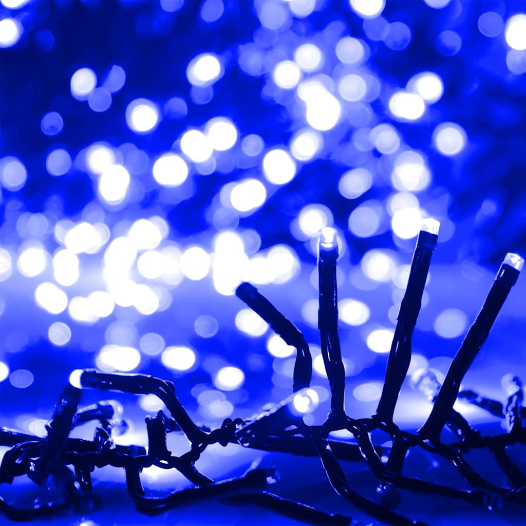 Kék fényű fürtös PVC LED-szalag 3000 LED-del 4