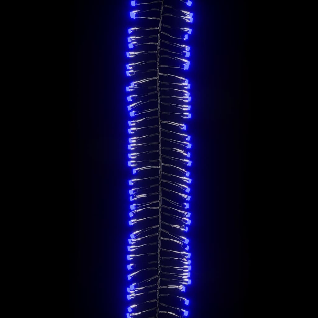 Kék fényű fürtös PVC LED-szalag 3000 LED-del 5