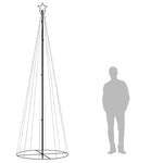 Kúp alakú karácsonyfa 310 meleg fehér LED-del 100 x 300 cm 5