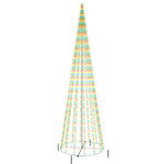 Kúp alakú karácsonyfa 1134 színes LED-del 230 x 800 cm 2