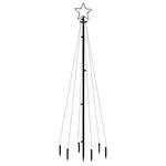 Hideg fehér fényű karácsonyfa tüskével 108 LED-del 180 cm 3
