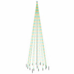 Karácsonyfa cövekkel 1134 színes LED-del 800 cm 2