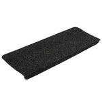 15 db antracitszürke öntapadó lépcsőszőnyeg 65x24,5x3,5 cm 3