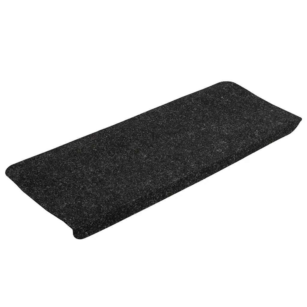15 db antracitszürke öntapadó lépcsőszőnyeg 65x24,5x3,5 cm 3