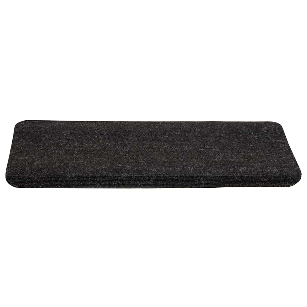 15 db antracitszürke öntapadó lépcsőszőnyeg 65x24,5x3,5 cm 4