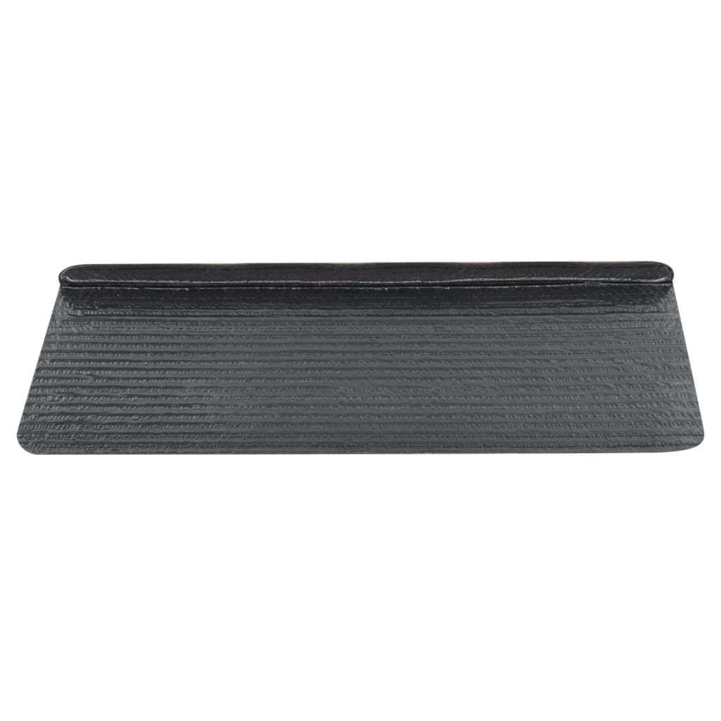 15 db fekete öntapadó lépcsőszőnyeg 65x24,5x3,5 cm 5