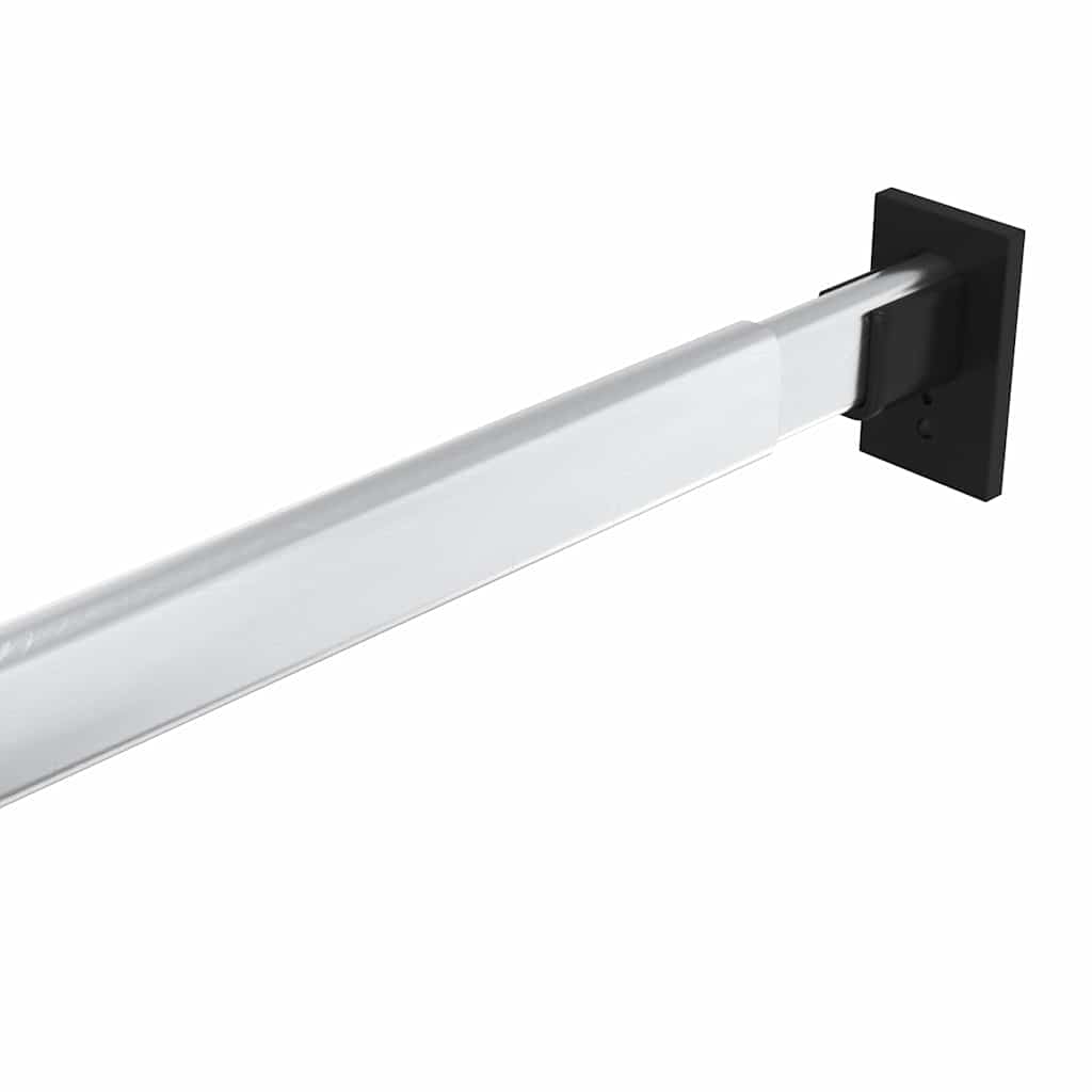 2 db ezüst teleszkópos gardróbsín 58-100 cm 4