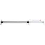 2 db ezüst teleszkópos gardróbsín 58-100 cm 5