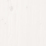 Fehér tömör fenyőfa ágy matrac nélkül 160 x 200 cm 5