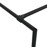 Fekete selyemmatt ESG üveg zuhanyfal 140x195 cm 6