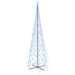 Kúp alakú karácsonyfa 3000 kék LED-del 230 x 800 cm 2