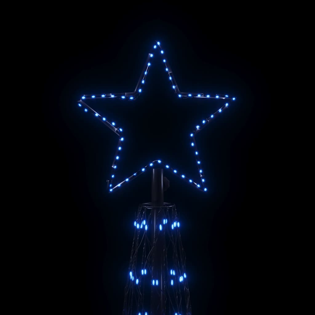 Kúp alakú karácsonyfa 3000 kék LED-del 230 x 800 cm 5
