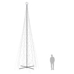 Kúp alakú karácsonyfa 3000 kék LED-del 230 x 800 cm 9