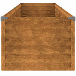 Corten acél kerti magaságyás 194 x 50 x 36 cm 5