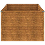 Corten acél kerti magaságyás 196 x 100 x 69 cm 5
